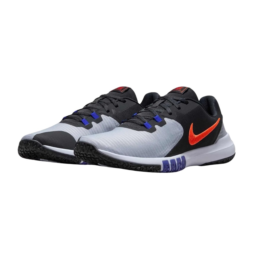 Nike Gray Black Orange and Blue Athletic Trainers